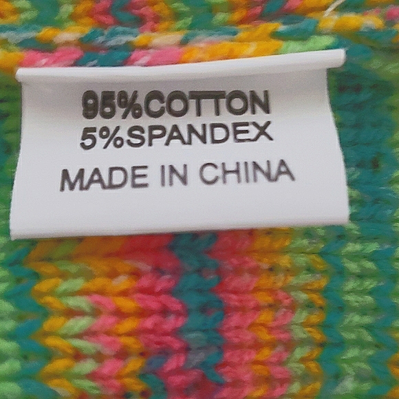 NWT, FACTORY SEALED. Meena Cuties Bodycon Colorburst Bohemian Knit Mini Dress - Picture 7 of 8